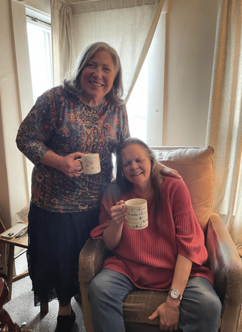 Carla, Waypoint Personal Service Care Provider with Rose Waypoint Home Care Client